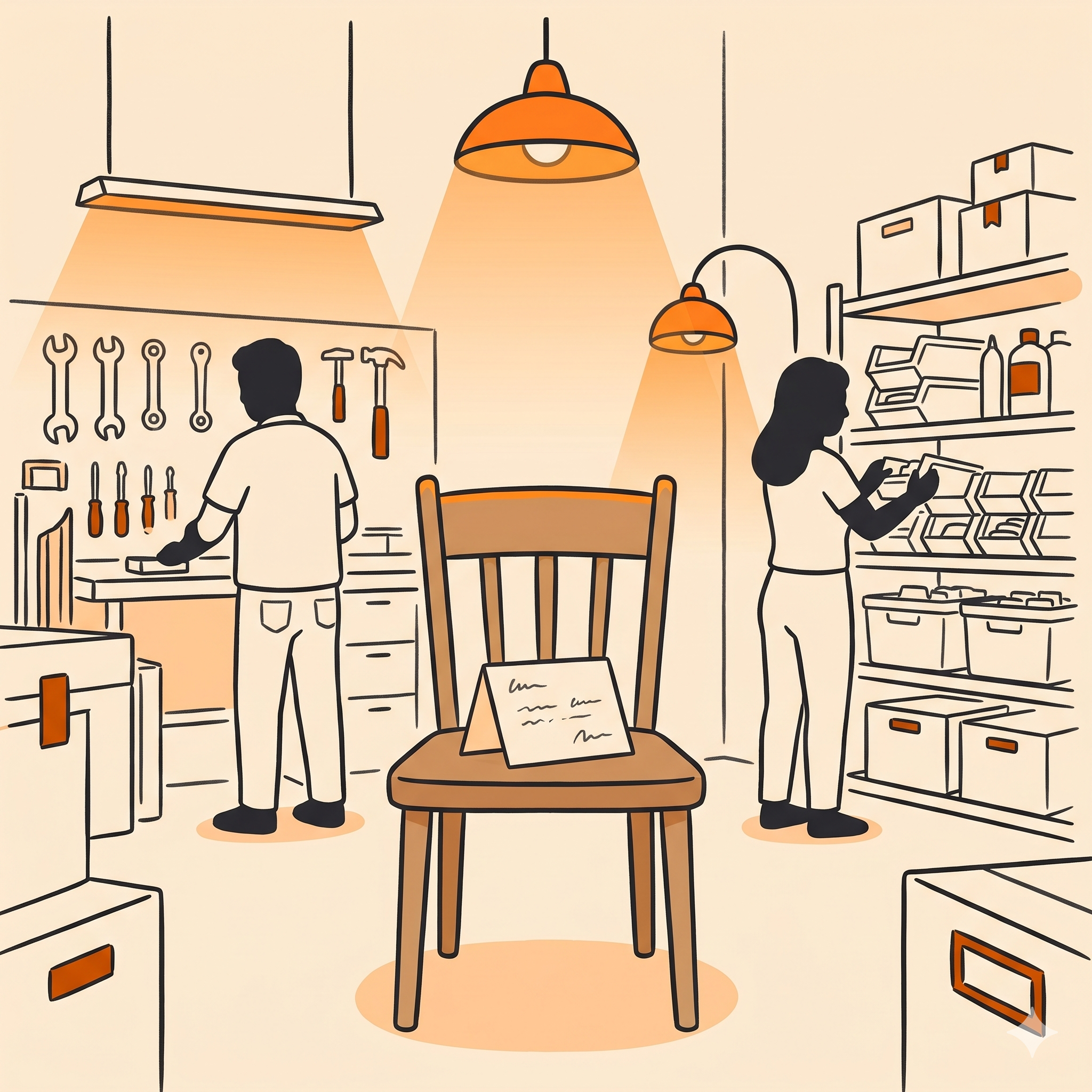 A small shop running smoothly even after a key employee leaves